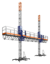 mast climbing work platform mcl t