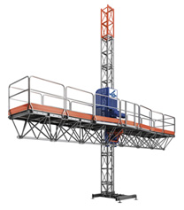 mast climbing work platform mcm single